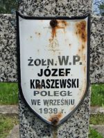 Tabliczka z mogiły<br>cm. par. Ząbki